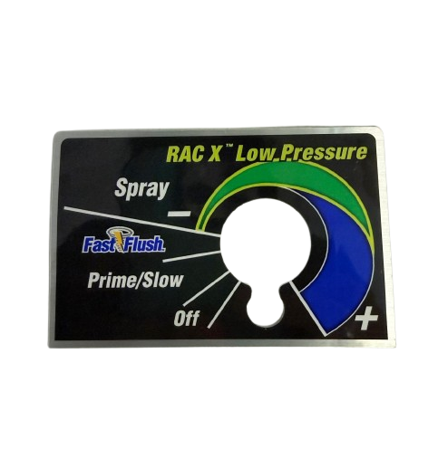 Graco 17P731 Pressure Adjustment Label